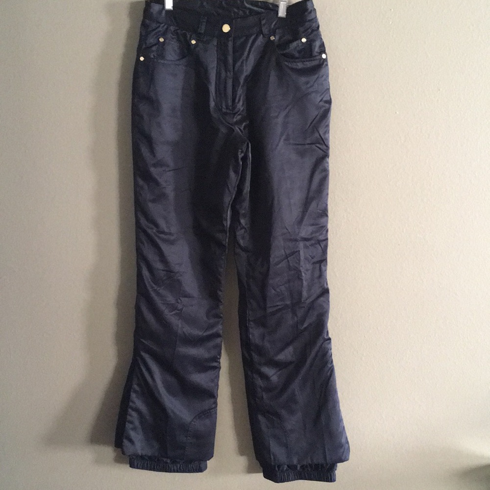 Black Ski Pants Obermeyer snowboard 8 snow pants